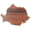 Placheta MDF cu forma Romaniei MDFRO1 - Green Print