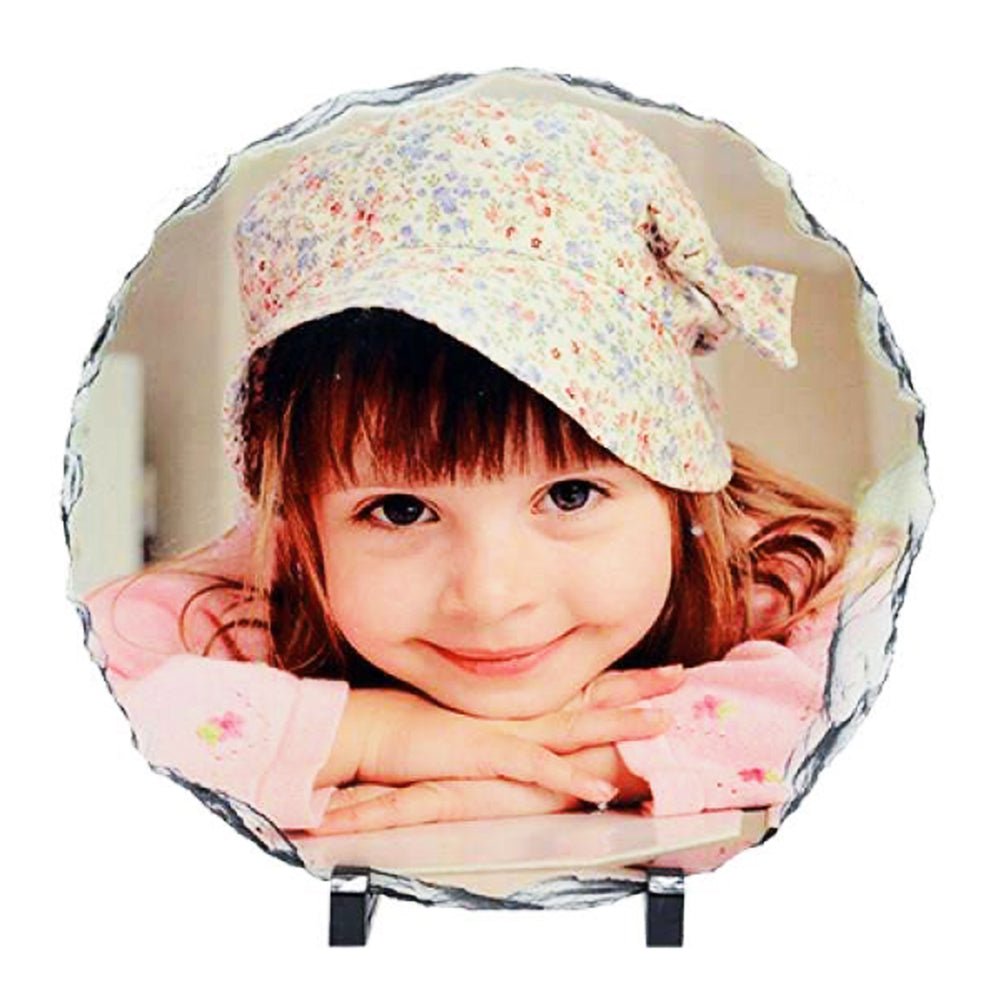 Placa ardezie rotunda 20cm PAR2020 - Green Print