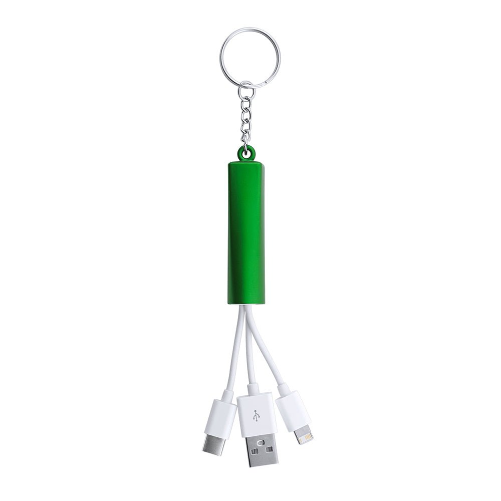 Breloc incarcator 3in1 promotional IA3006S1226 - Green Print