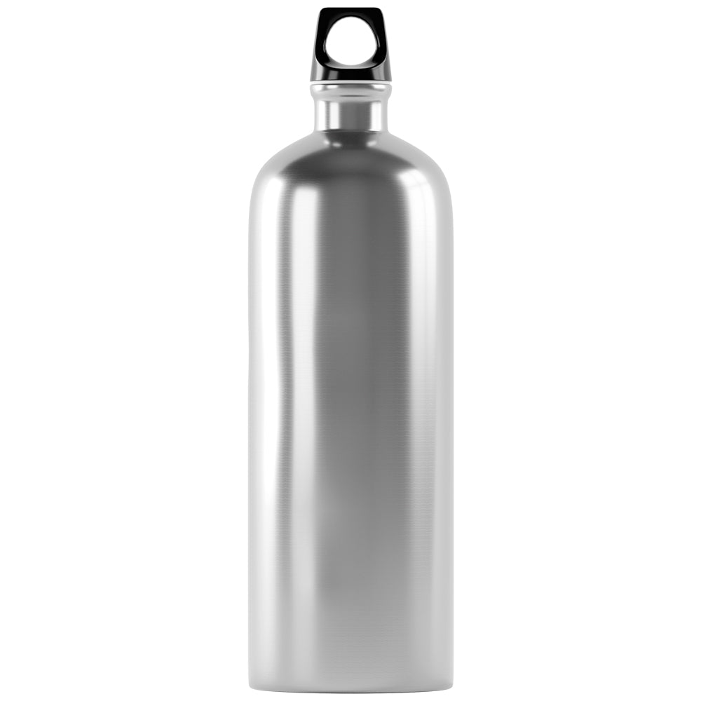 Bidon sport argintiu 750ml sublimabil SI7-22 - Green Print