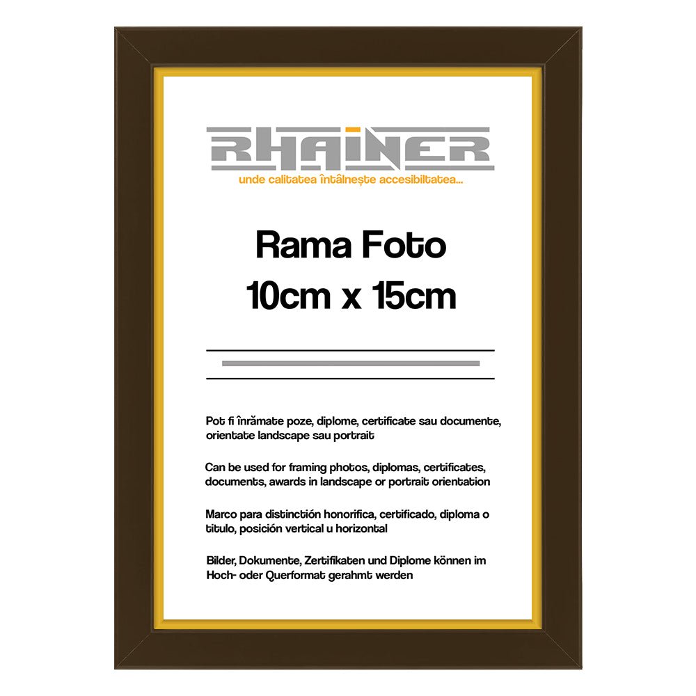 Rama foto Madrid maro+auriu 10x15 FA1015-14 - Green Print