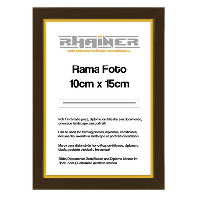 Rama foto Madrid maro+auriu 10x15 FA1015-14 - Green Print