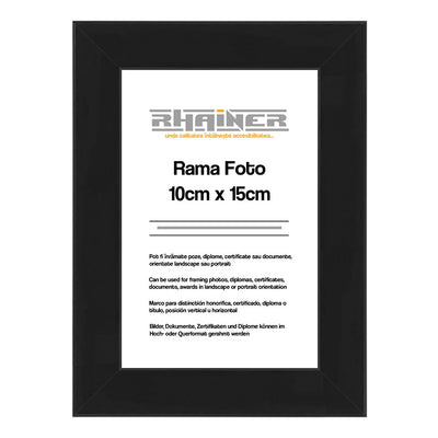 Rama foto Madrid negru 10x15 FMA1015 - Green Print
