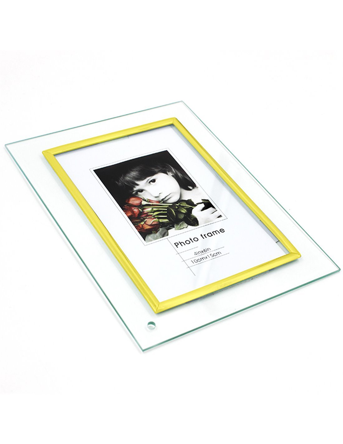 Rama foto sticla transparenta aurie 10x15 GT184-21 - Green Print