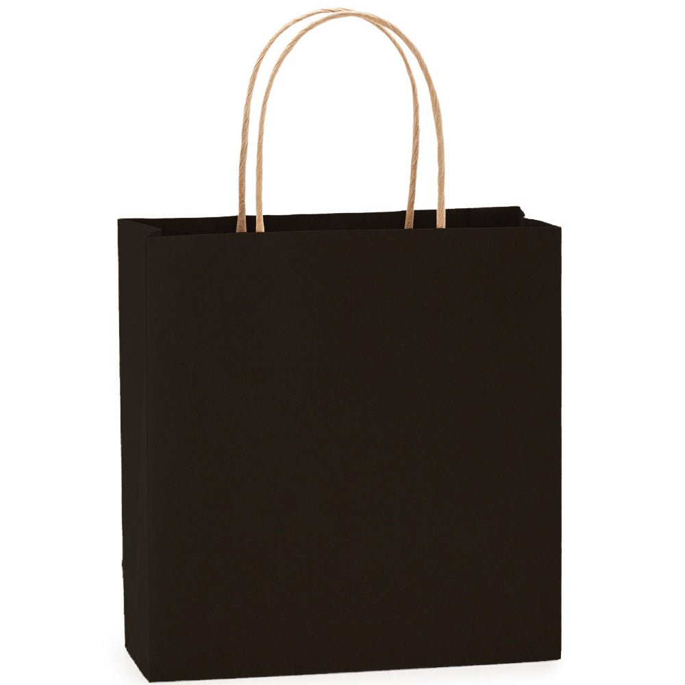 Sacosa kraft neagra 22x23 BO7539S102 - Green Print