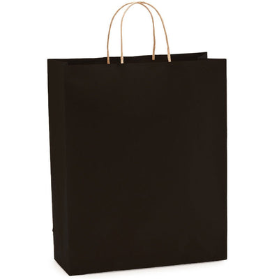 Sacosa kraft neagra 32x40 BO7540S102 - Green Print