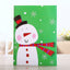 Felicitare muzicala Craciun - Model 5 xCC-125-05 - Green Print