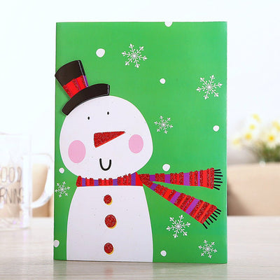 Felicitare muzicala Craciun - Model 5 xCC-125-05 - Green Print