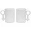 Set 2 cani de cuplu sublimabile EU-B1QL - Green Print