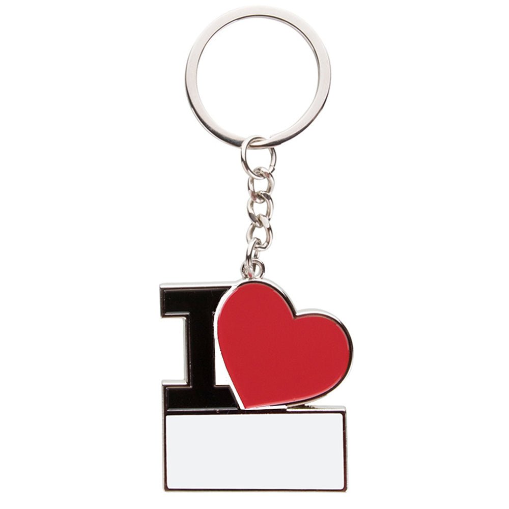 Breloc metalic I Love - sublimabil YA131 - Green Print