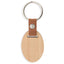 Breloc pandantiv din lemn oval B54835 - Green Print