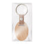 Breloc pandantiv din lemn oval B54835 - Green Print
