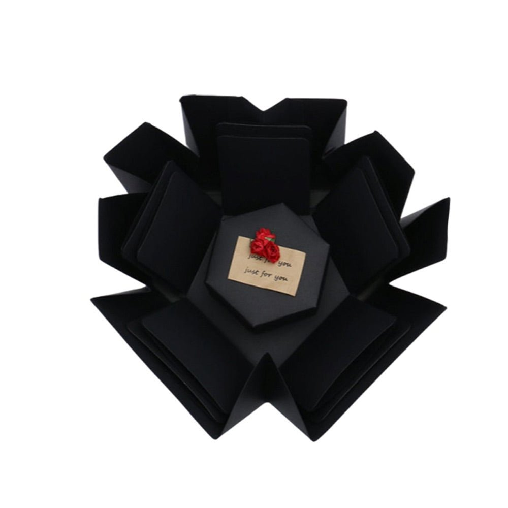Cutie FOTO exploziva INIMA (Explosion Box) EB453312 - Green Print