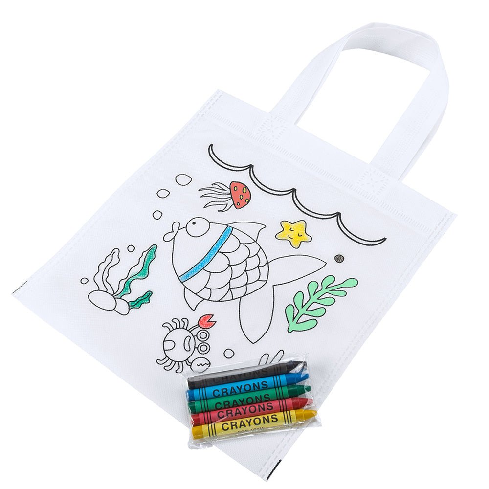 Sacosa mica de colorat pentru copii BO7529S201 - Green Print