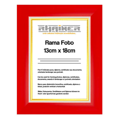 Rama foto Madrid rosu+auriu 13x18 FM1318-41 - Green Print