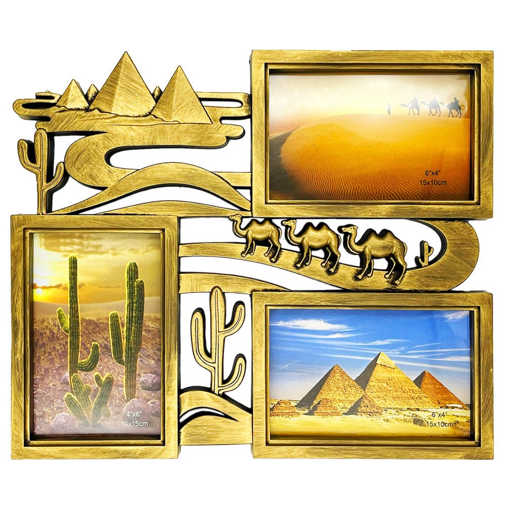 Rama foto colaj DESERT 3 poze HS211 - Green Print