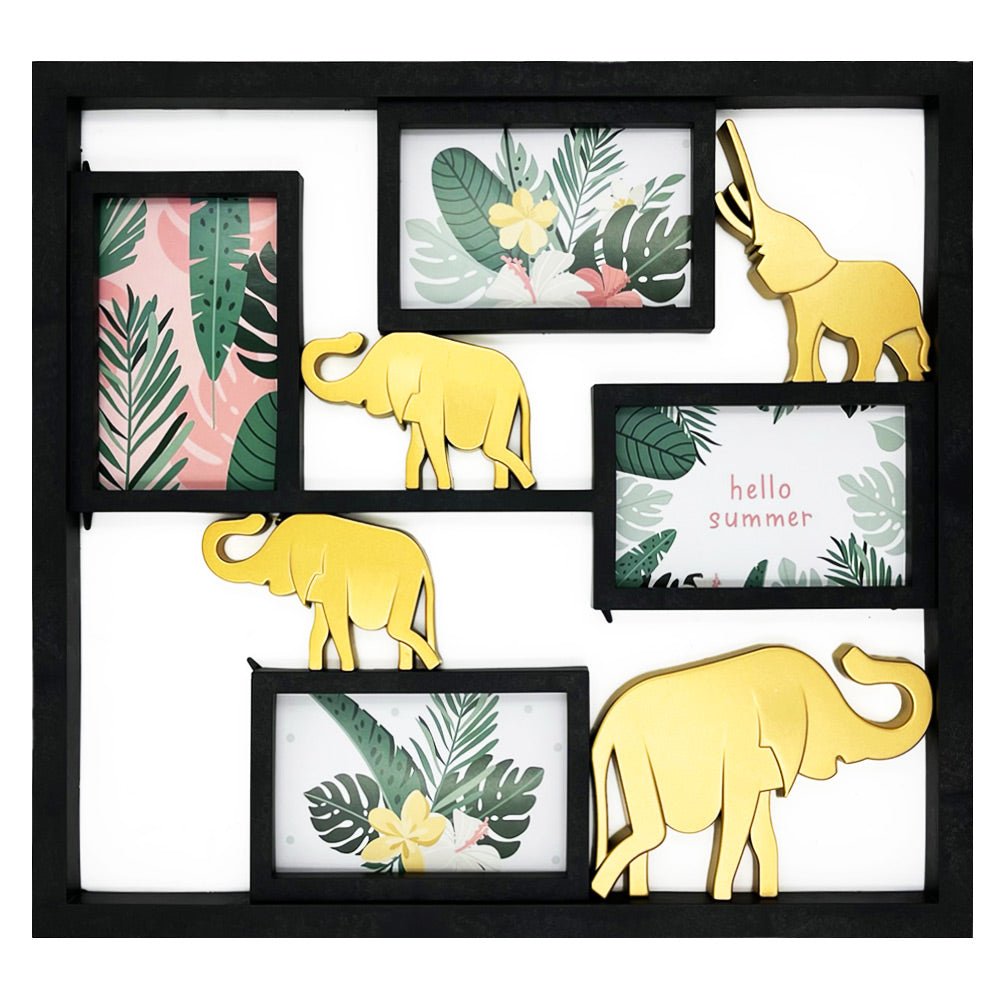 Rama foto colaj ELEFANTI 4 poze GP8508 - Green Print