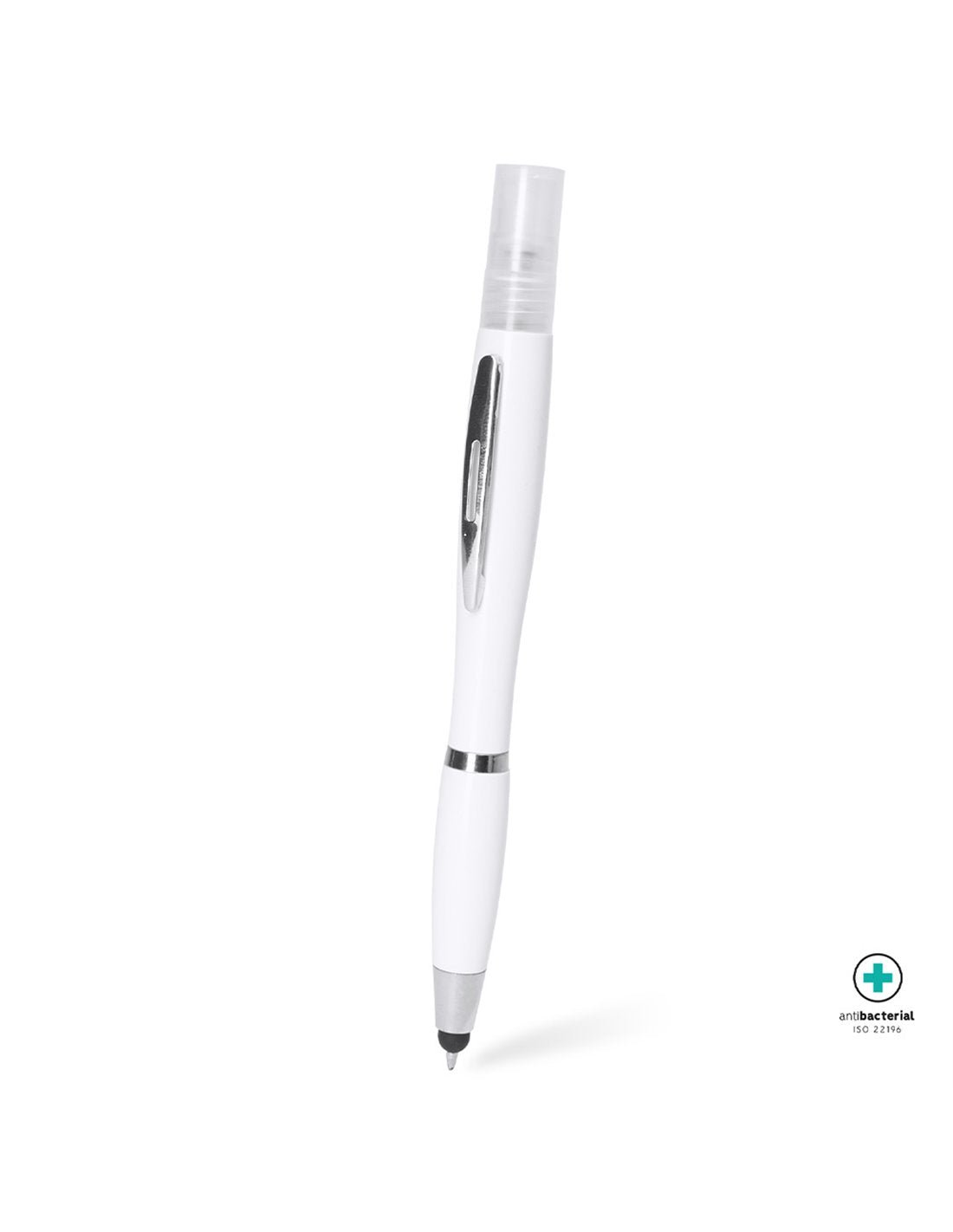 Pix antibacterian cu spray pentru dezinfectant si stylus touchscreen HW8022S101 - Green Print