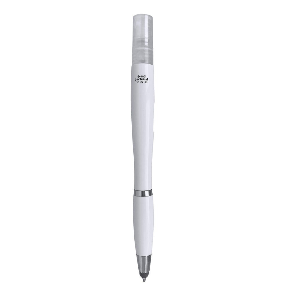 Pix antibacterian cu spray pentru dezinfectant si stylus touchscreen HW8022S101 - Green Print