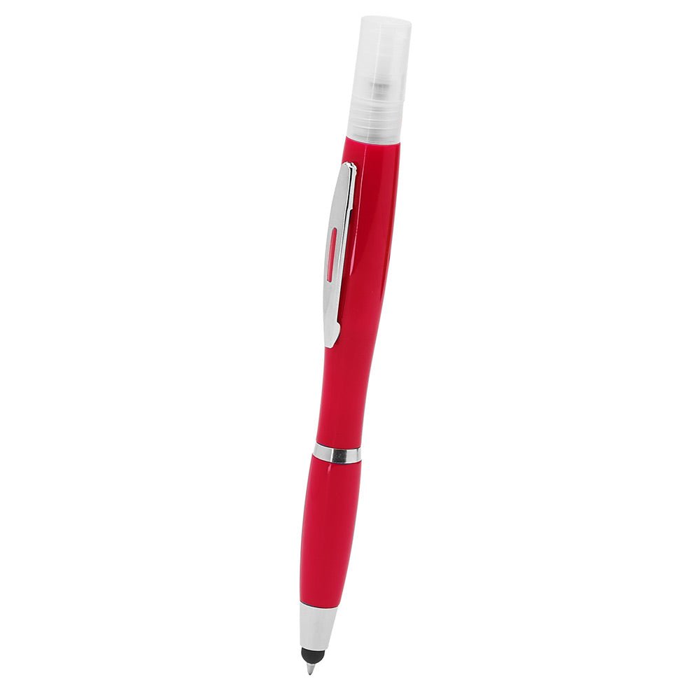 Pix antibacterian cu spray pentru dezinfectant si stylus touchscreen HW8022S160 - Green Print