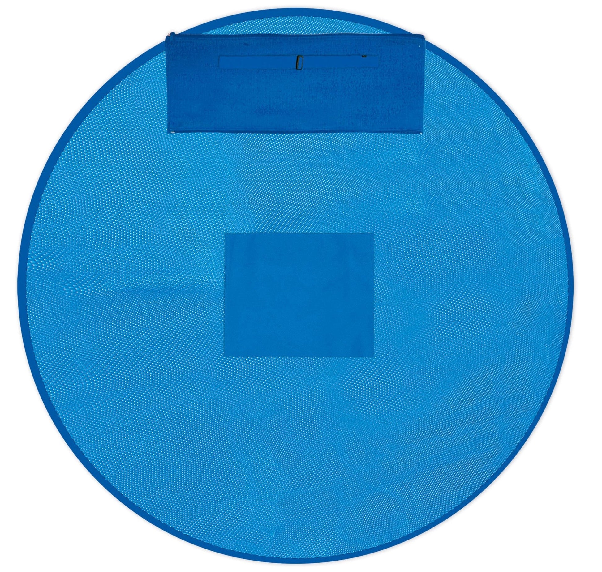 Patura de plaja promotionala rotunda 150cm C-059-AZ - Green Print