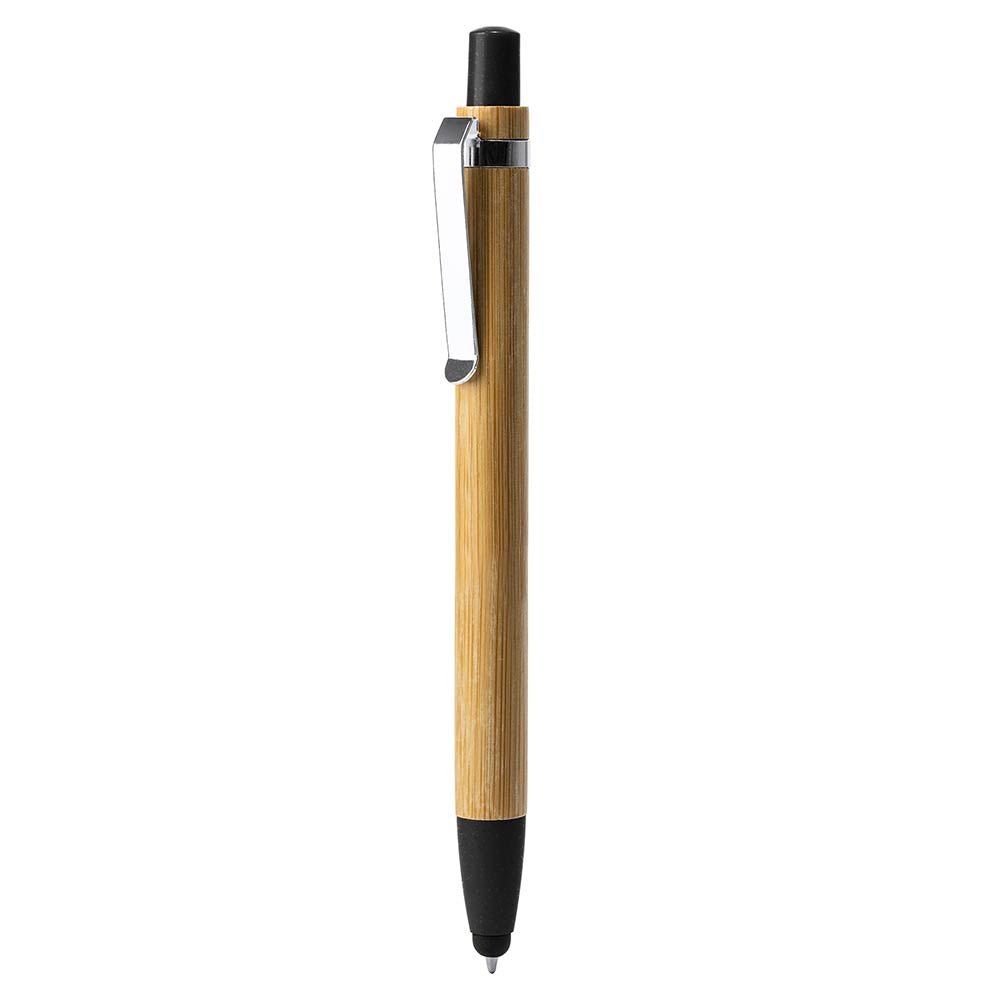 Pix din bambus si fibra de grau cu stylus pentru touchscreen OASIS BL8084TA02 - Green Print