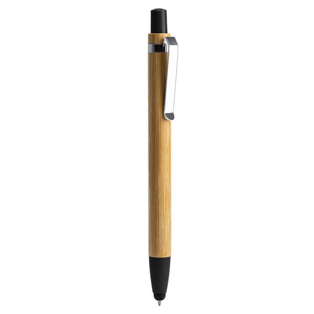 Pix din bambus si fibra de grau cu stylus pentru touchscreen OASIS BL8084TA02 - Green Print