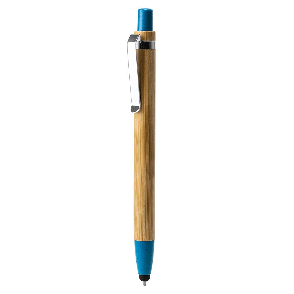 Pix din bambus si fibra de grau cu stylus pentru touchscreen OASIS BL8084TA242 - Green Print