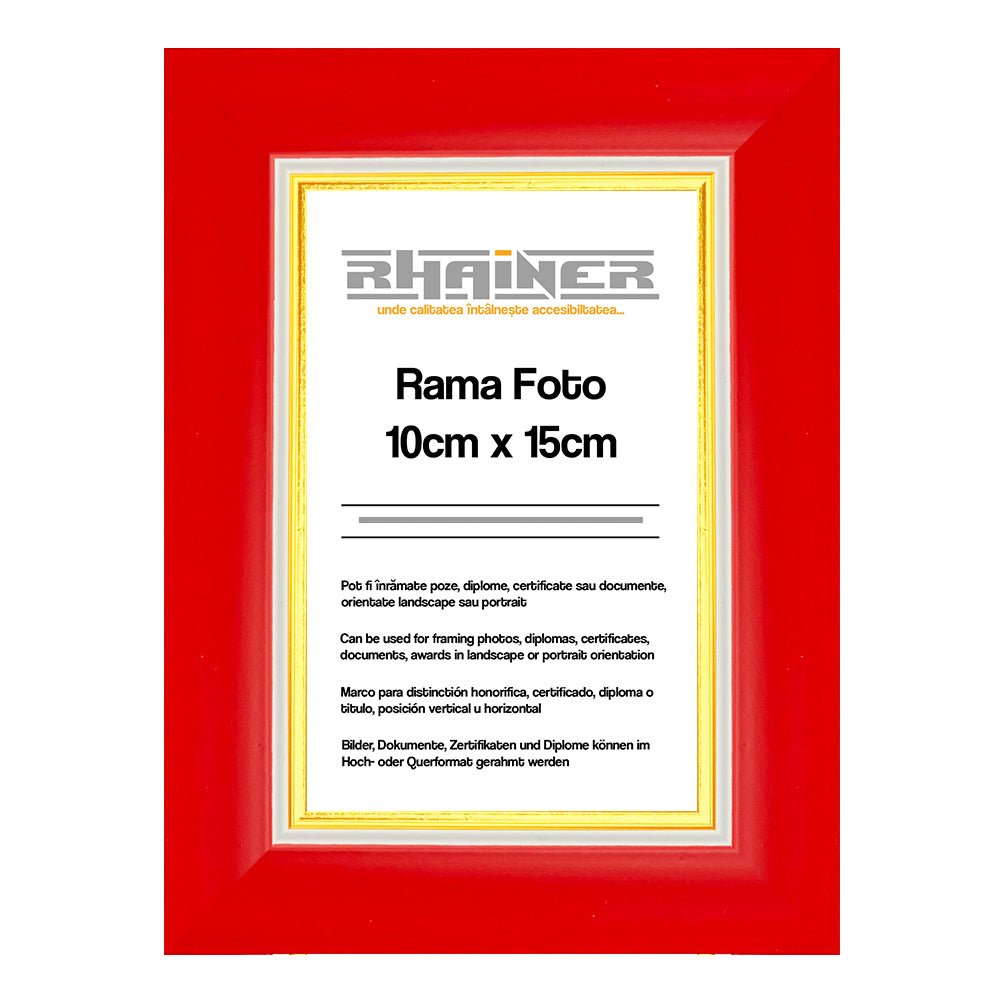 Rama foto Madrid rosu+auriu 10x15 FM1015-41 - Green Print
