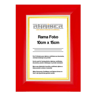 Rama foto Madrid rosu+auriu 10x15 FM1015-41 - Green Print