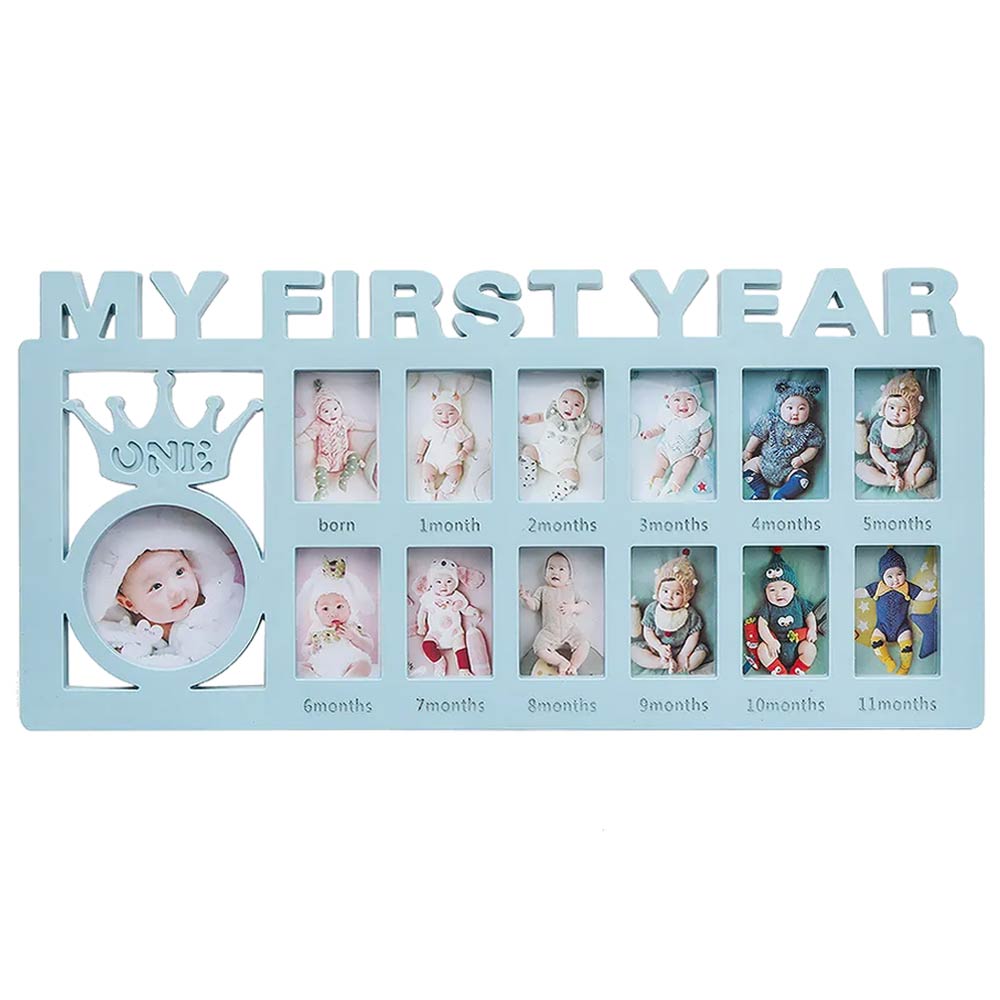 Rama foto colaj My First Year ONE 12 poze NF162215 - Green Print