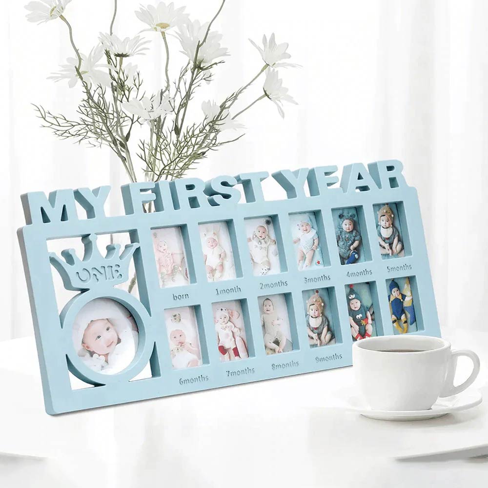 Rama foto colaj My First Year ONE 12 poze NF162215 - Green Print