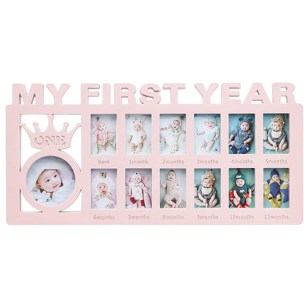 Rama foto colaj My First Year ONE 12 poze NF162213 - Green Print