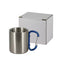 Cana metal inox sublimabila cu maner albastru A5515 - Green Print