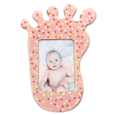 Magnet picior bebe roz insertie foto MG54 - Green Print
