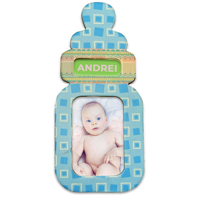 Magnet biberon bleu insertie foto MG56 - Green Print