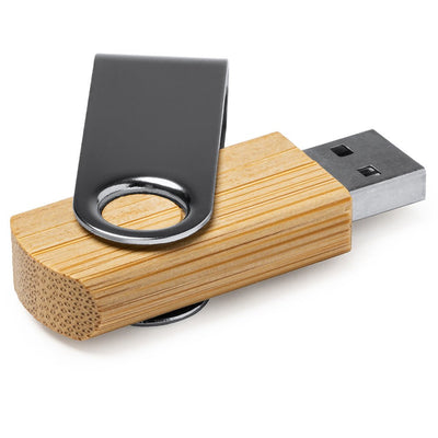 Stick USB 16GB cu carcasa de lemn si metal US4190G16999 - Green Print