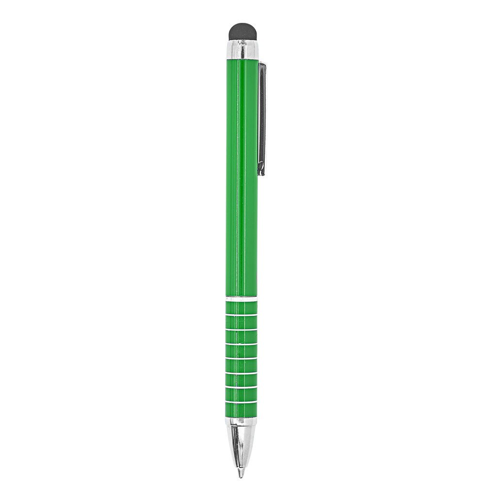 Pix metalic gravabil cu stylus pentru touchscreen FLIPO HW8004S1226 - Green Print