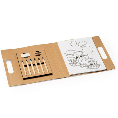 Set promotional de colorat - geanta HW8069S229 - Green Print