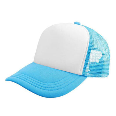 Sapca albastru deschis sublimabila Trucker TS2-15 - Green Print
