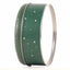Cutie metalica rotunda verde cu model Mos Craciun XM724624 - Green Print