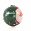 Glob de brad metalic verde cu model Mos Craciun Ø7 cm XM787817 - Green Print