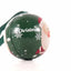 Glob de brad metalic verde cu model Mos Craciun Ø7 cm XM787817 - Green Print
