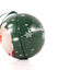 Glob de brad metalic verde cu model Mos Craciun Ø7 cm XM787817 - Green Print