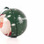 Glob de brad metalic verde cu model Mos Craciun Ø7 cm XM787817 - Green Print