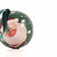 Glob de brad metalic verde cu model Mos Craciun Ø7 cm XM787817 - Green Print