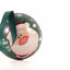 Glob de brad metalic verde cu model Mos Craciun Ø7 cm XM787817 - Green Print