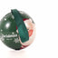 Glob de brad metalic verde cu model Mos Craciun Ø7 cm XM787817 - Green Print
