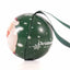 Glob de brad metalic verde cu model Mos Craciun Ø7 cm XM787817 - Green Print