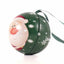 Glob de brad metalic verde cu model Mos Craciun Ø7 cm XM787817 - Green Print